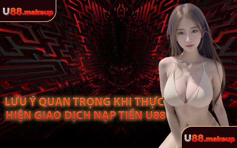 Lưu Ý Quan Trọng Khi Thực Hiện Giao Dịch Nạp Tiền U88